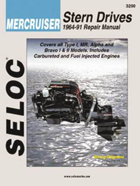 Reparationsmanual for indbordsmotor Mercrusier 64-91.