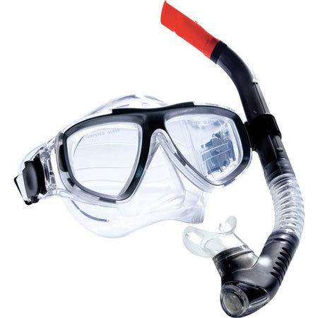 Dykkersæt voksen maske & snorkel sort