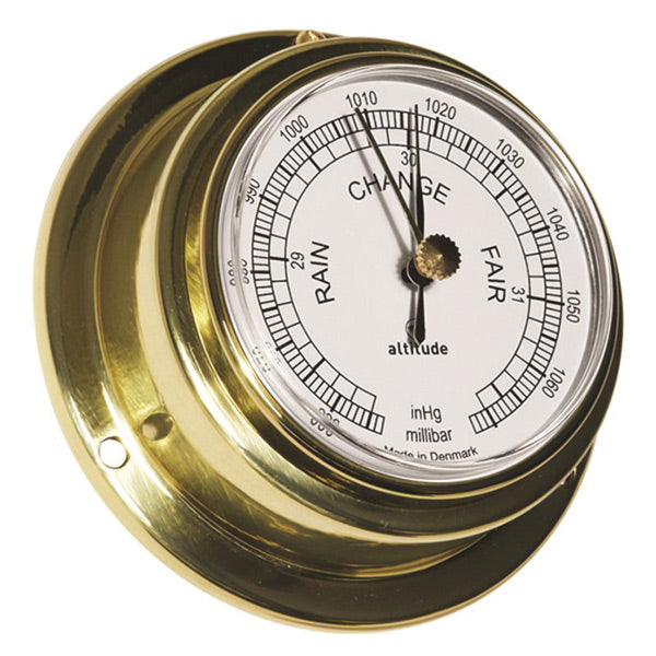 Höhenbarometer aus Messing