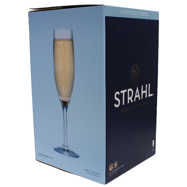 Strahl Champagnerglas Polycarbonat 166 ml. 4 Stück in einer Geschenkbox