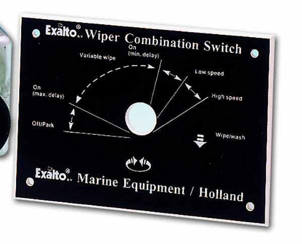 Panel til kontakt for visker combi