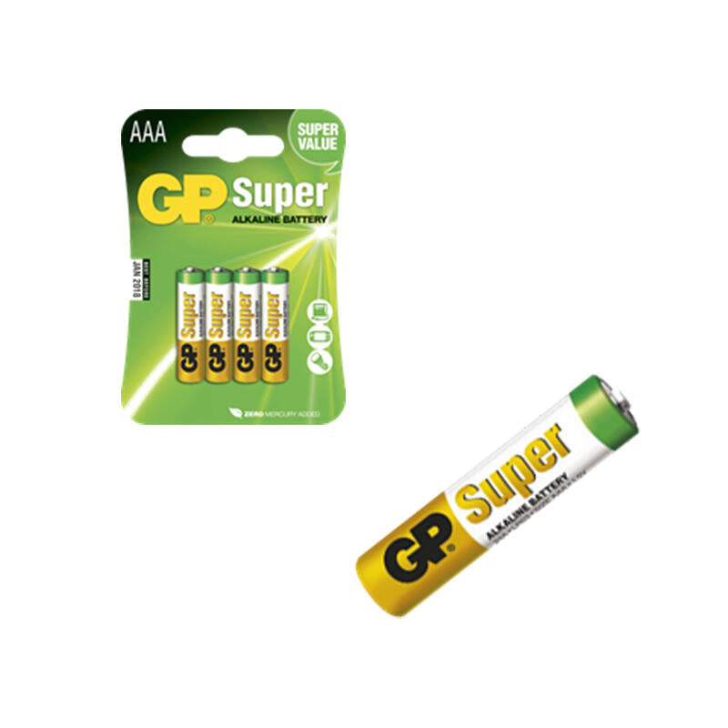 GP GP Super Alkaline LR3 - AAA 4-Pak