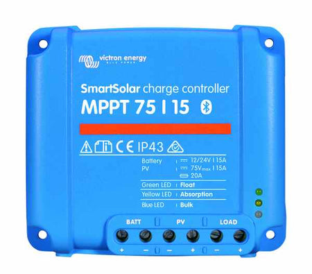 Victron mppt smart 75/10 regulator 145wp 12v / 290wp 24v