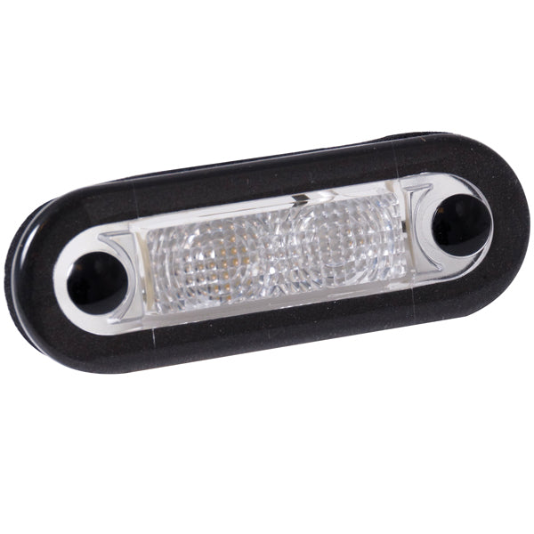 Hella led lampe til indbygn. 10-33v 0.5w 79 x 22mm hvid lys