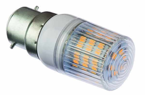 Nauticled pære b22 ip44  ø23x61mm 10-36vdc 4/35 watt