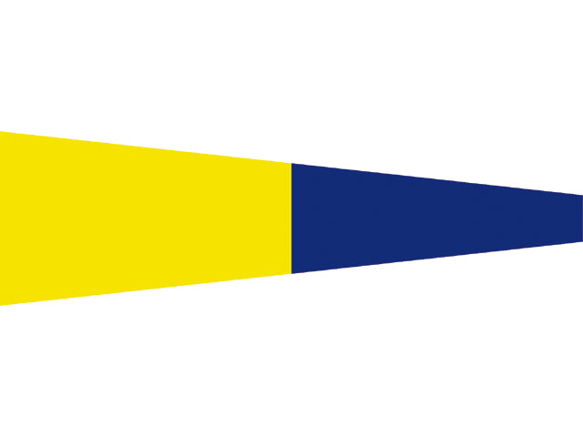 Signal flag Nr. 5 25 x 88 cm