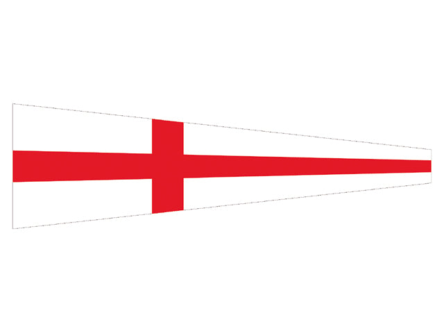 Signal flag Nr. 8 25 x 88 cm