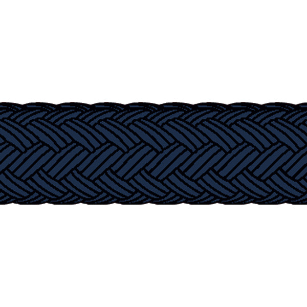 1852 Fenderline db. flettet Navy Ø8mm 2 meter 2 stk.