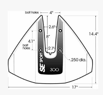 Hydrofoil Type 300 Sort 40-300 hk