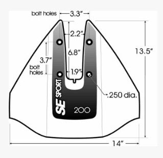 Hydrofoil Type 200 Sort max 40 hk