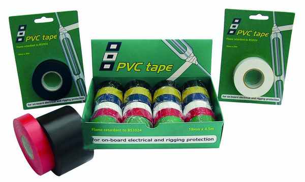 Psp pvc tape isoleringsbånd sortiment 24rl 19mmx4.5m