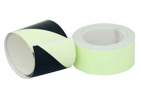 Psp glow strip tape 25mm x 1m & 20xø45mm stk.