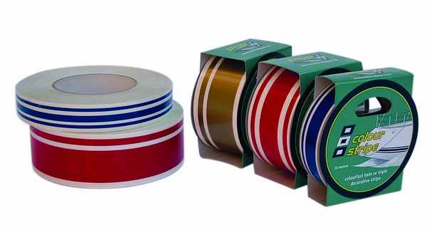 Psp colourstripes lyseblå 21mm x 10m