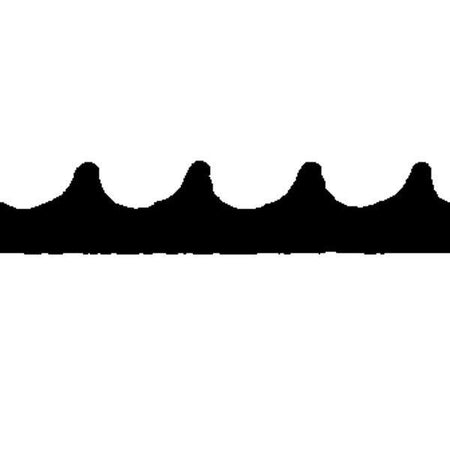 Gummimåtte 1200x3.0mm sort - løbende meter