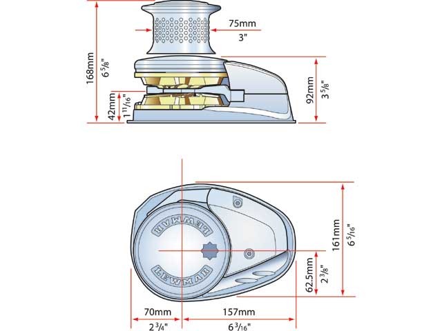 Lewmar V1 elektrisk ankerspil