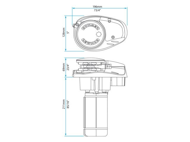 Lewmar V700 elektrisk ankerspil