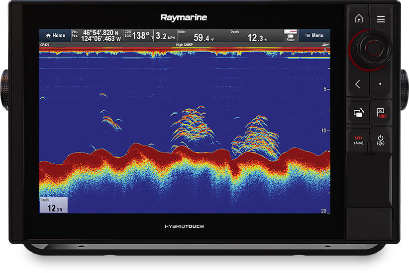 AXIOM 12" Pro-S-RVX Kortplotter HybridTouch Multifunktions Display - VÆLG VARIANT!