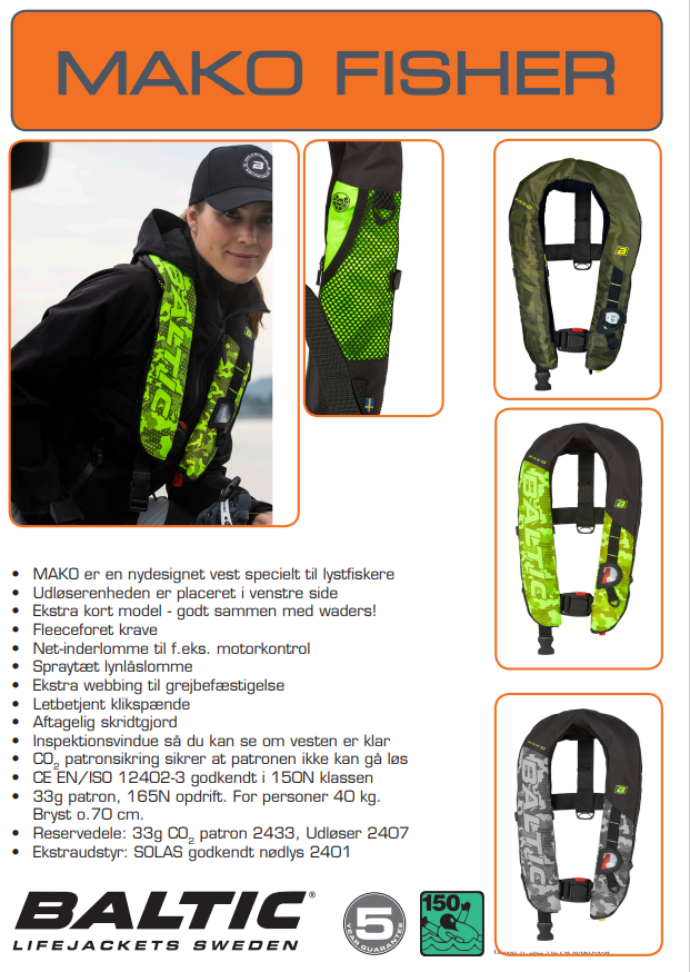 Mako auto Grey 40-150 kg