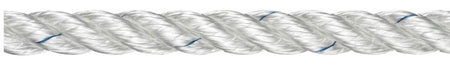 Liros Polyester 3-slået 6 mm Ankerline i  hvid