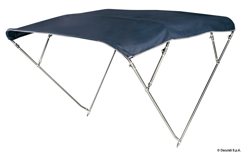 4-arc bimini high AISI316 260/270 cm blue navy