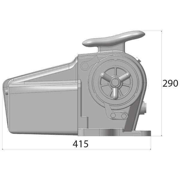 Lofrans Tigres ankerspil 1500W 24V 8mm ISO 4565/DIN 766 kæde