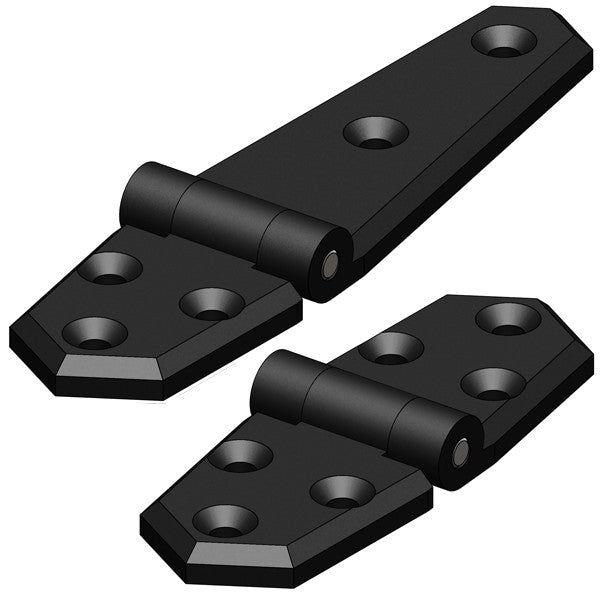 Trudesign hængsel lang hvid 134x35mm