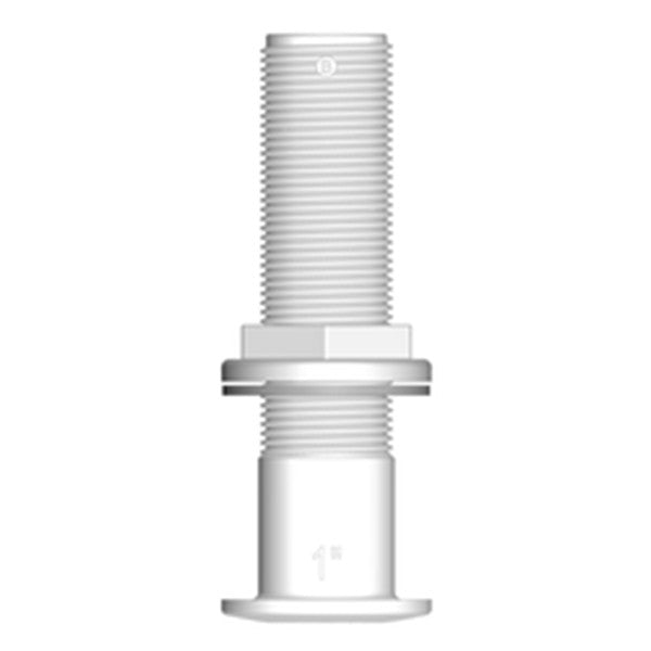 Trudesign-Komposit-Langrumpfdurchführung in Schwarz und Weiß.