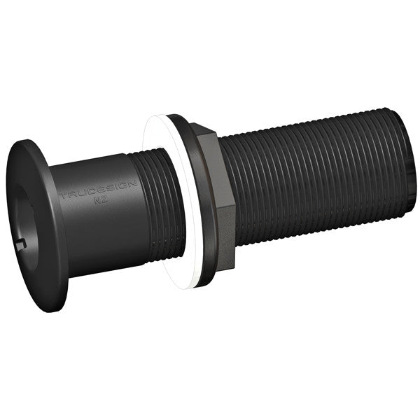 Trudesign-Komposit-Langrumpfdurchführung in Schwarz und Weiß.