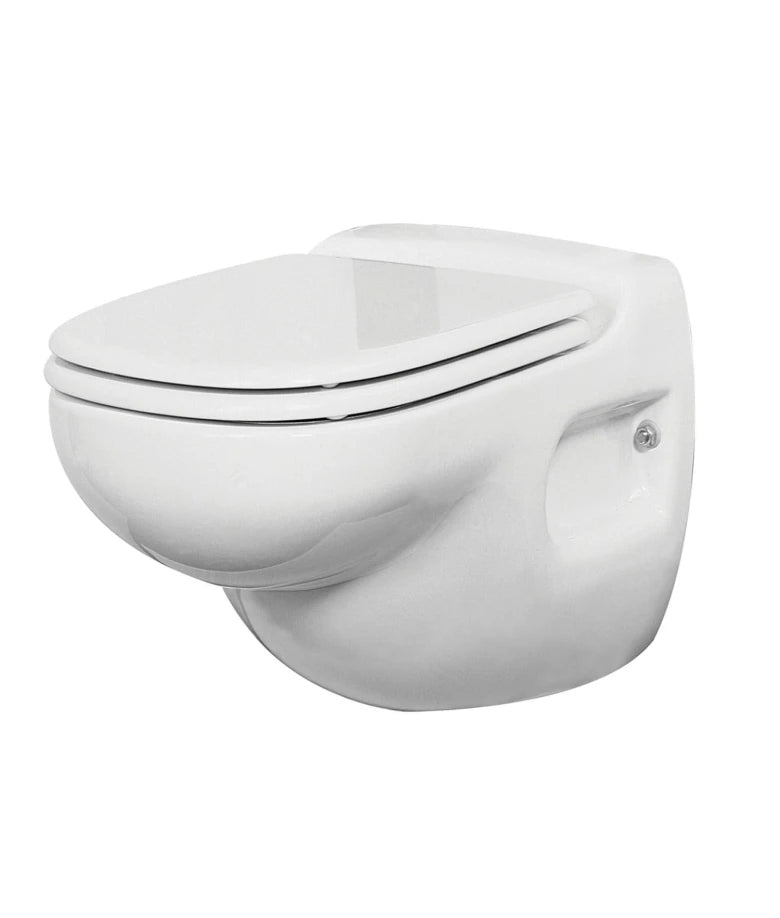 Vægmonteret Elektrisk Marine Toilet 12 VDC