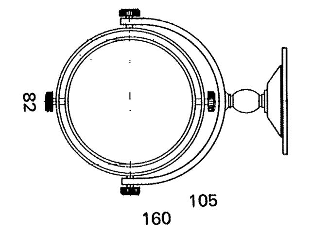 DHR 8027 væg beslag