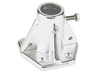 STANCHION BASE ALUM 83G SILVER