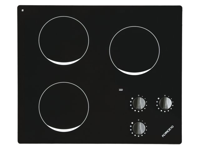 Keramisk komfur med tre brændere, Infinite