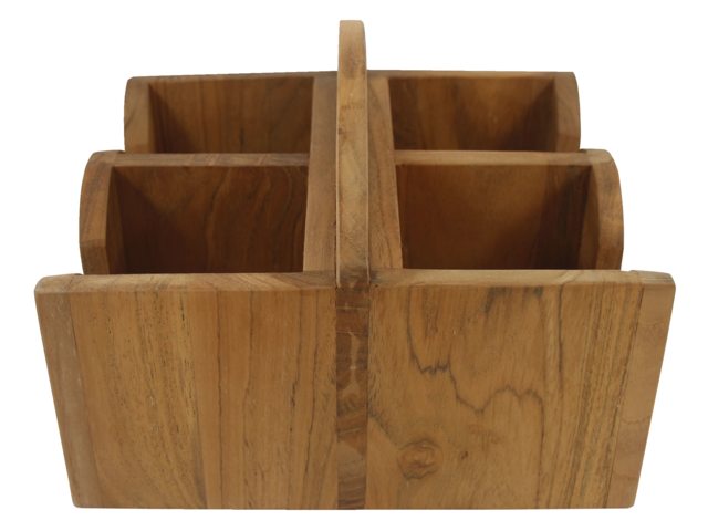 Krus-/kopholder til 4 stk. med håndtag 20x22x15cm