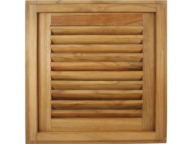 Lameldør med firkantet karm 38.1x38.1x3.5cm