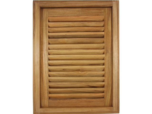 Lameldør med rektangulær karm 38.1x50.8x3.5cm