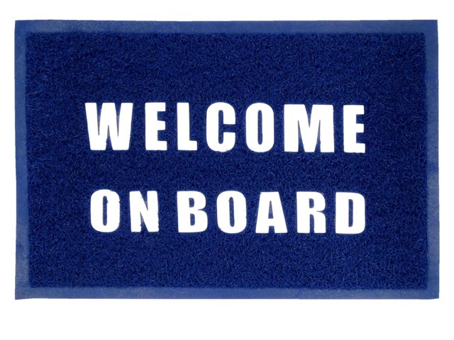 Måtte "Welcome on board"
