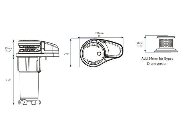 Lewmar VX1L 500 GO Ankerspil