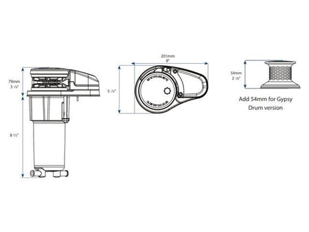 Lewmar VX1L 500 GO Ankerspil