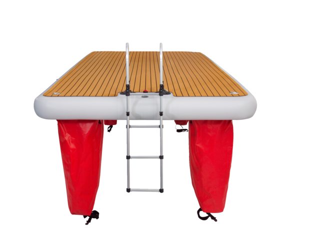 Indbygget badestige i aluminium