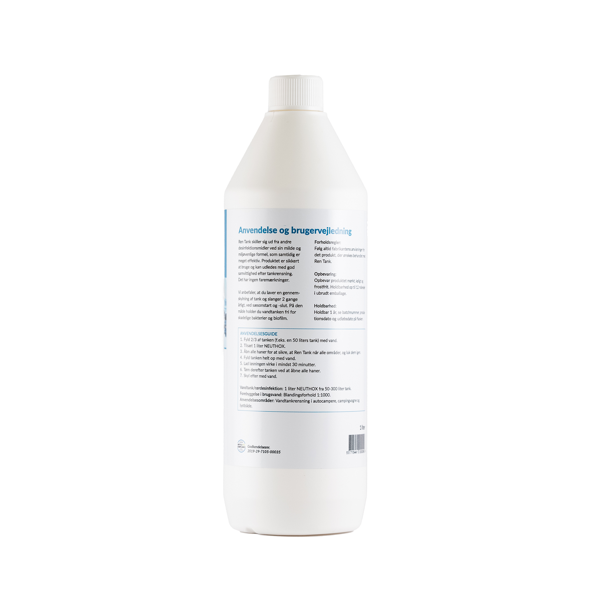 Ren Tank til Effektiv desinfektion af vandet i din lystbåd