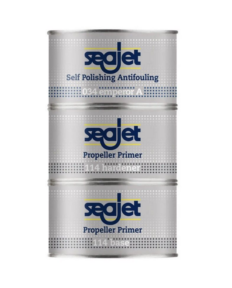 SEAJET Triple Pack Propeller Antifouling Sæt 500 ml hvid