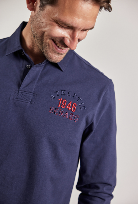 Classic Crew Langærmet Polo SEBAGO - Flere str!