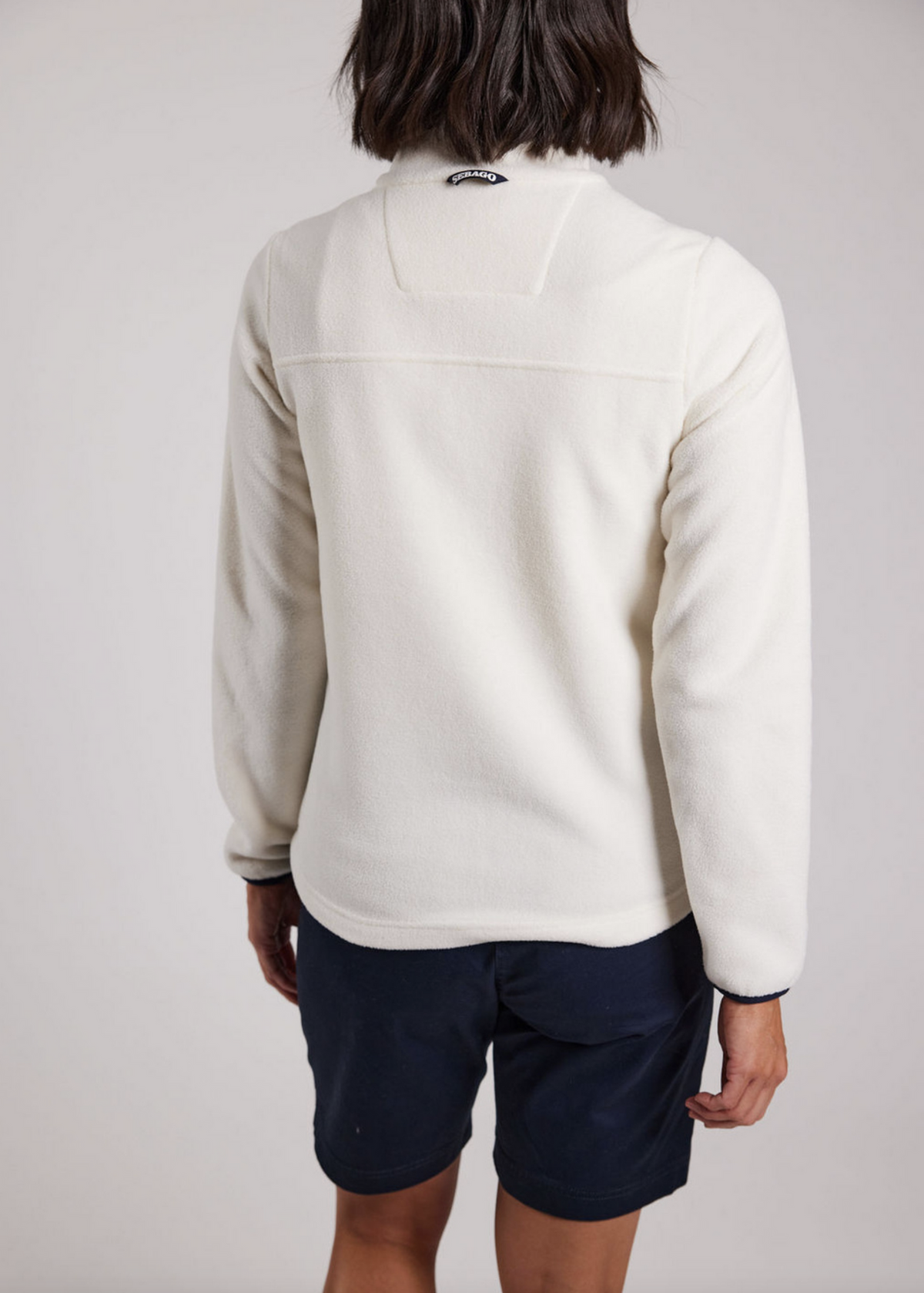 Dame fleece jakke hvid SEBAGO - Flere str!