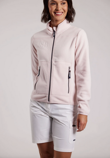 Dame fleece jakke lyserød SEABGO - Flere str!