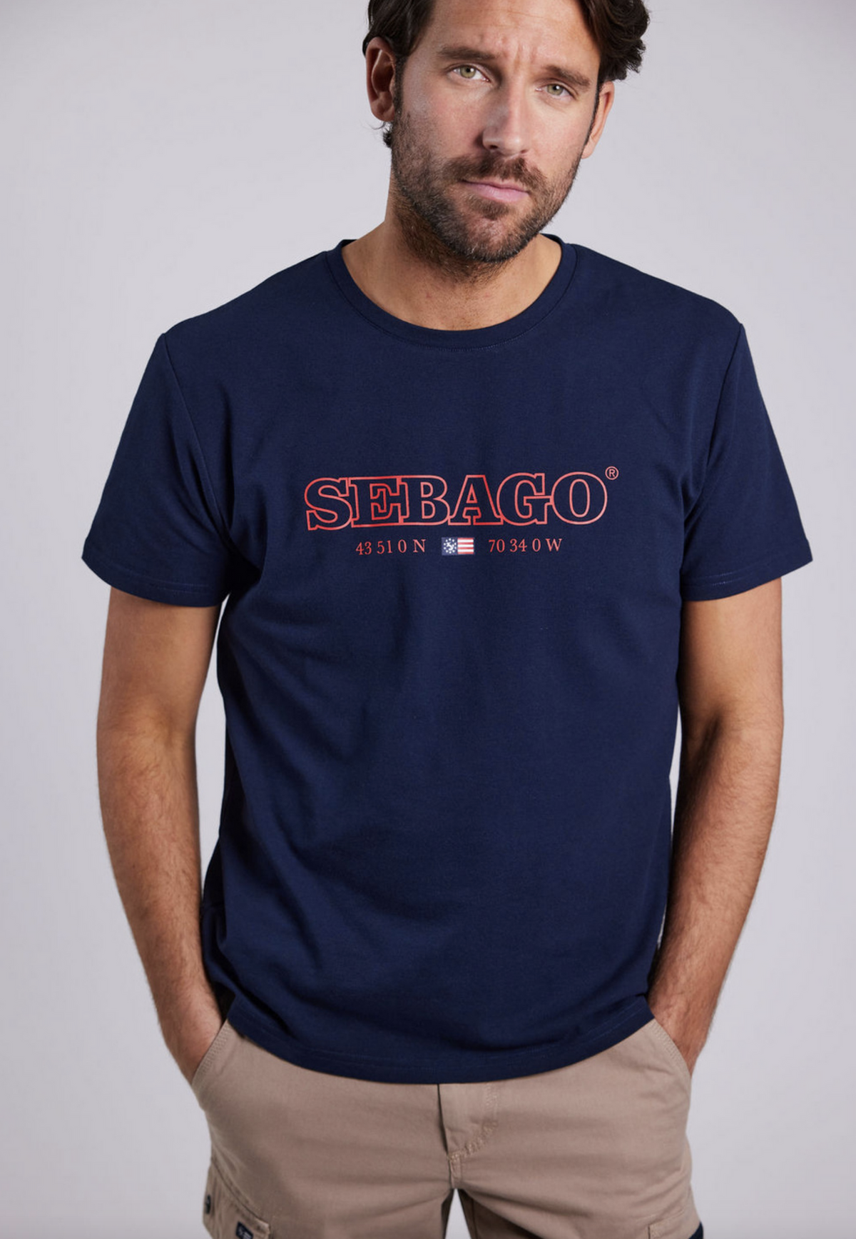 Performance T-Stirt Navy SEBAGO - Flere str!