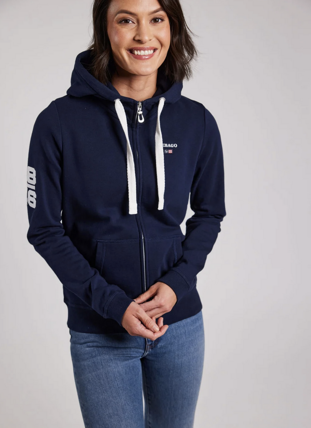 Hoddie Dame Navy SEBAGO - Flere Str!