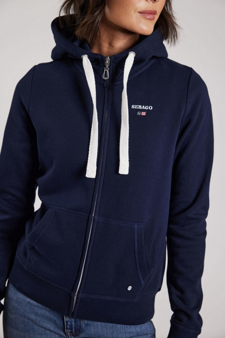 Hoddie Dame Navy SEBAGO - Flere Str!
