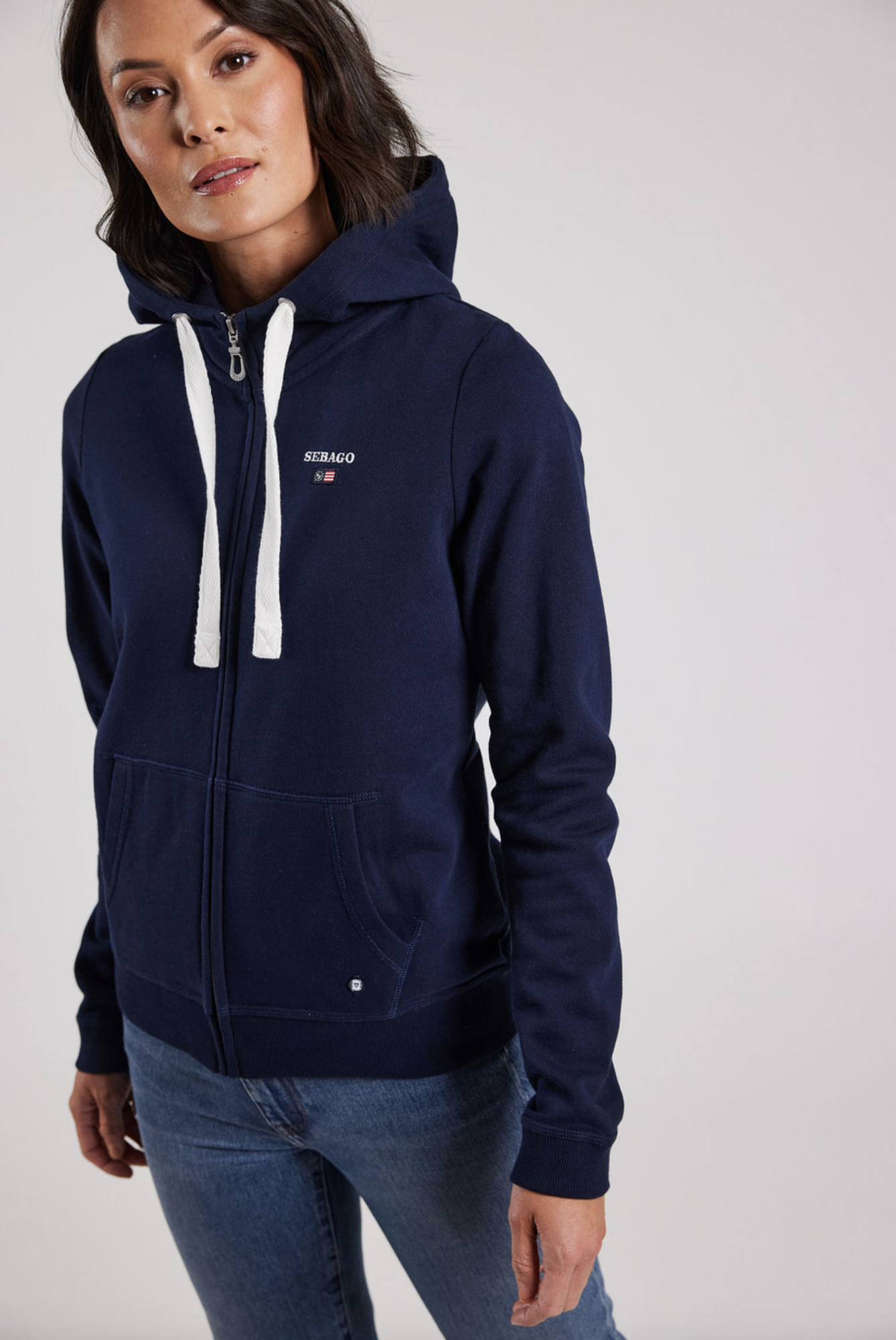 Hoddie Dame Navy SEBAGO - Flere Str!