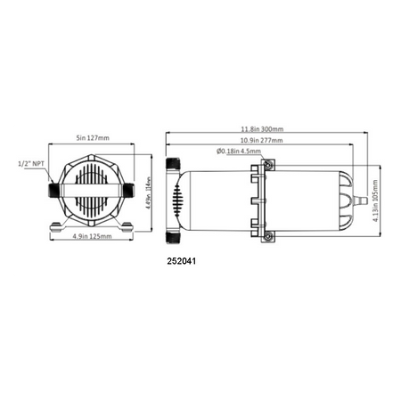 SEAFLO AKKUMULATORTANK 1 L