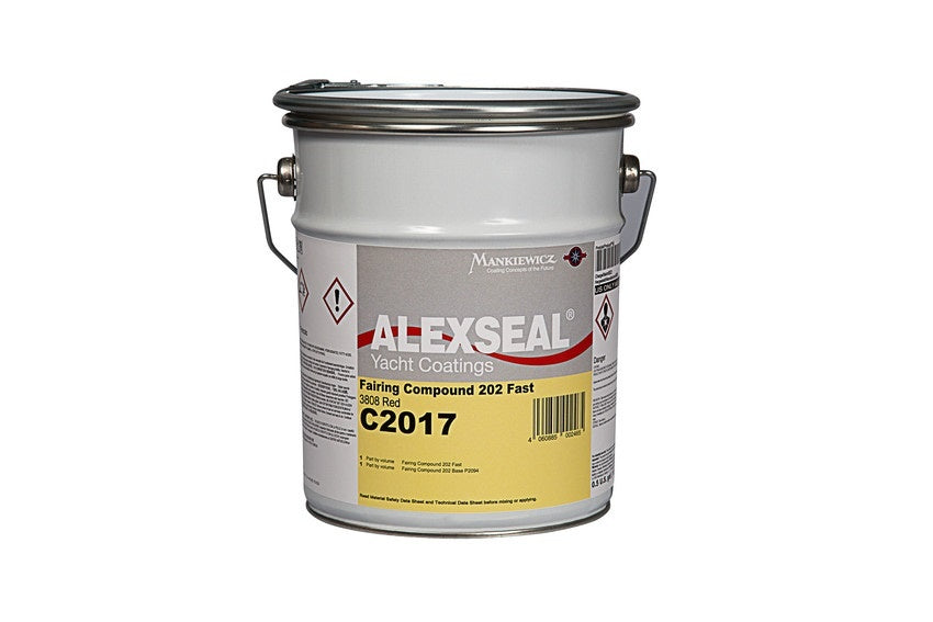 Alexseal Fairing Compound rød hutig hærder